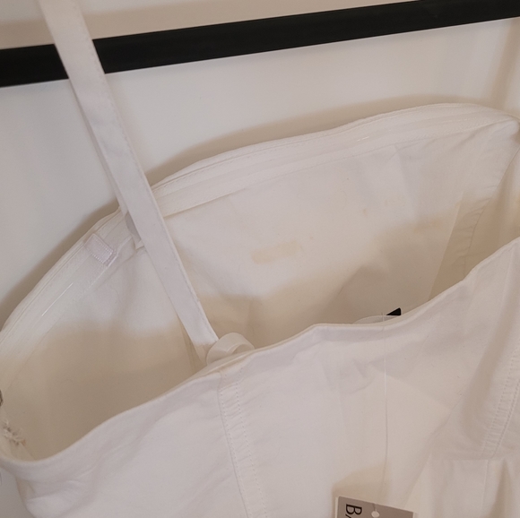 NWT Banana Republic white midi dress 00P - Picture 8 of 12